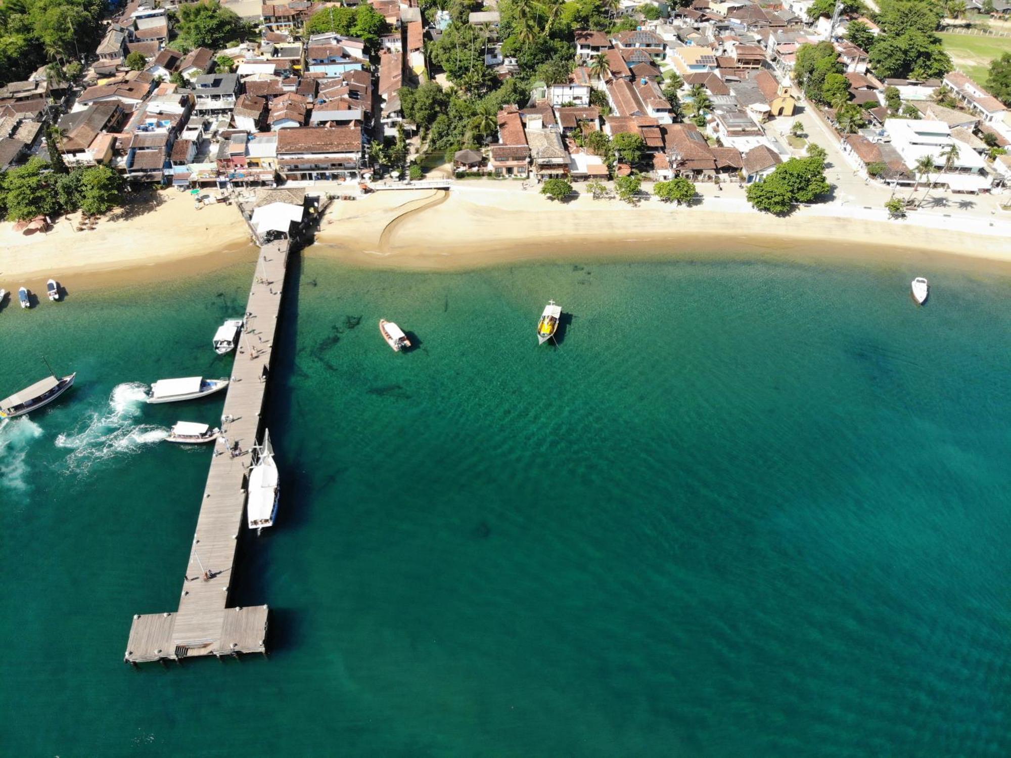 Pousada Agua Viva Vila do Abraao Bagian luar foto
